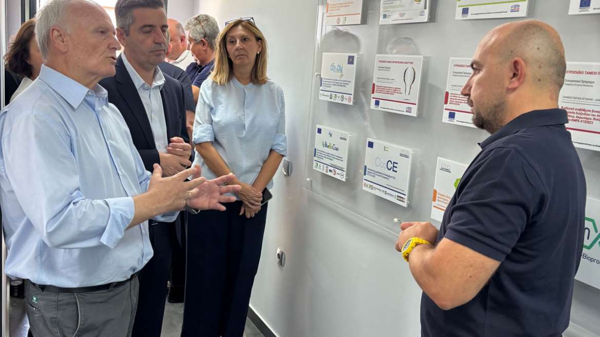 Turning CO 2 into Energy: Deputy Minister Visits ELGO-DIMITRA’s LIFE CO2toCH4 Living Lab